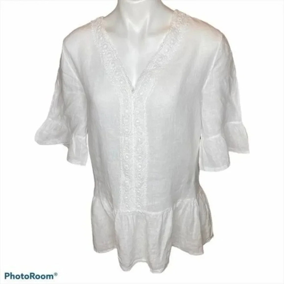 Francesca Bettini  linen blouse - Picture 2 of 7